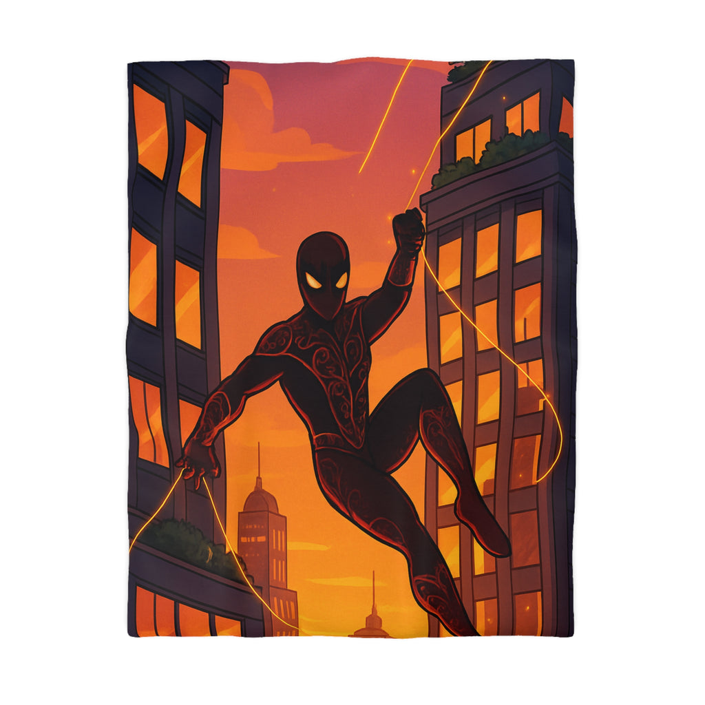 Housse de Couette Microfibre Design Artistique Moderne Décoration Chambre Confort Premium