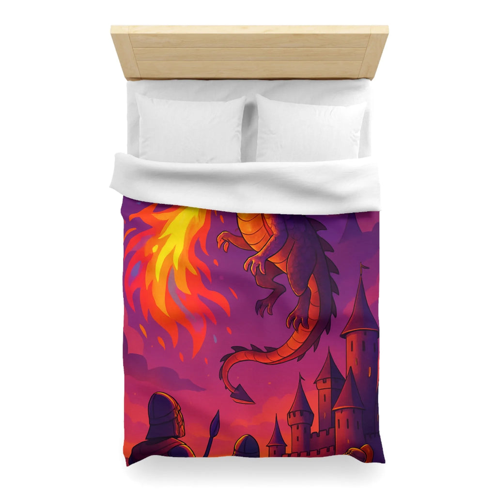 Envolez-vous avec un dragon cracheur de feu protégeant un château médiéval ensorcelé