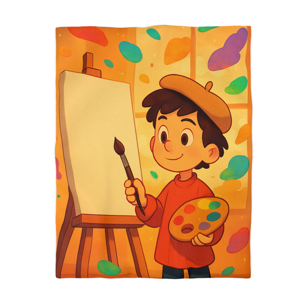 Housse de Couette Microfibre Création Artistique Moderne Design Exclusif Décoration Chambre