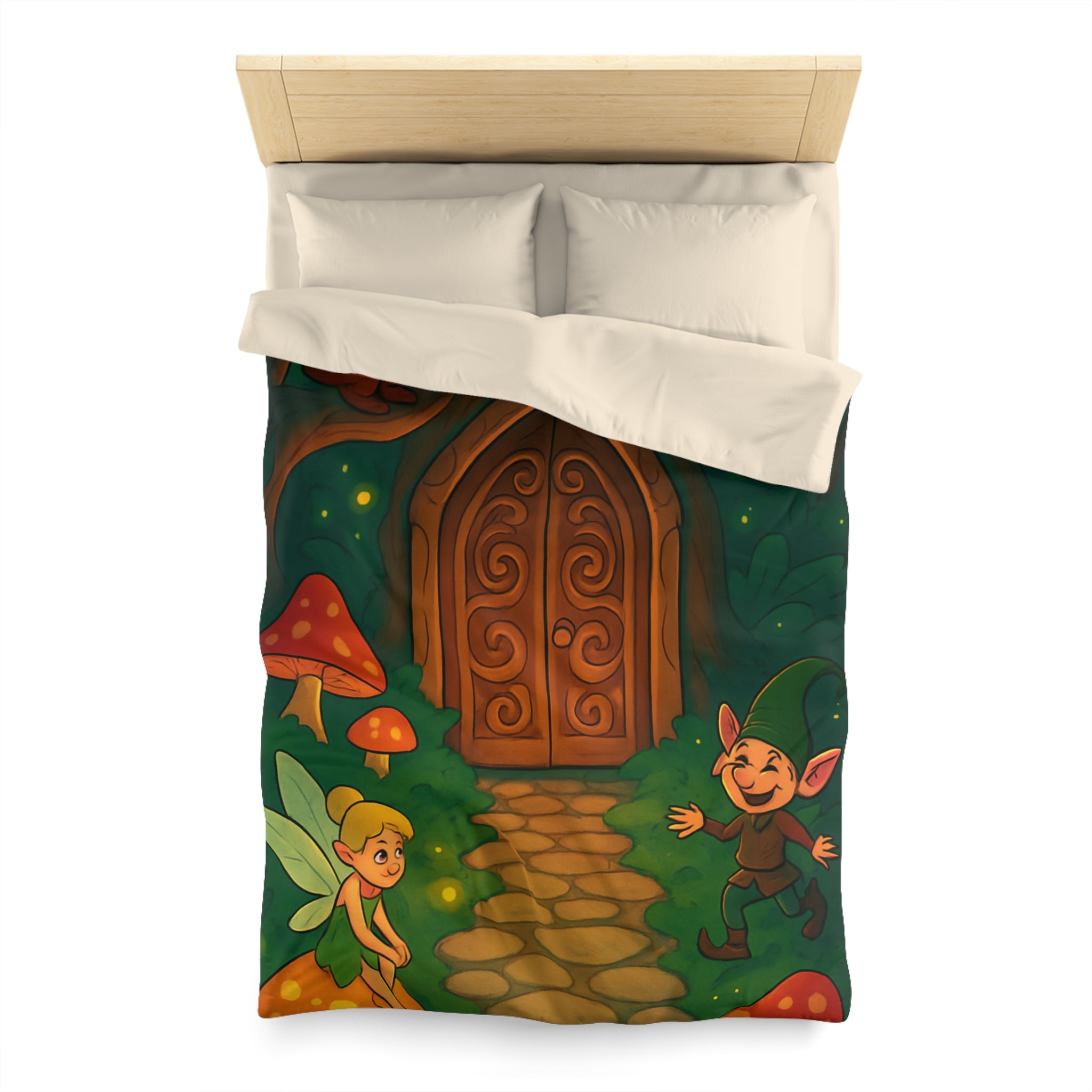 Housse de Couette Microfibre Motif Créatif Original Style Contemporain Chambre Élégante