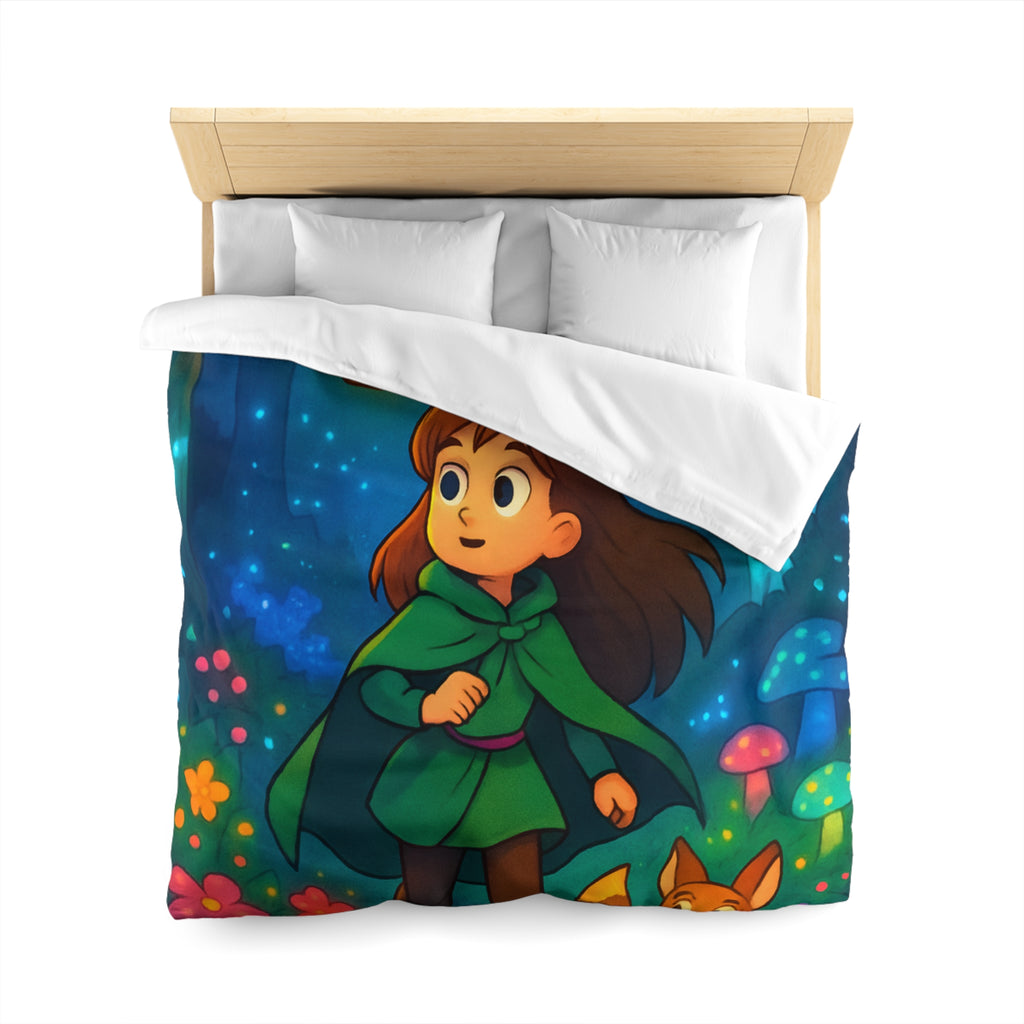 Housse de Couette Microfibre Design Artistique Moderne Décoration Chambre Confort Premium