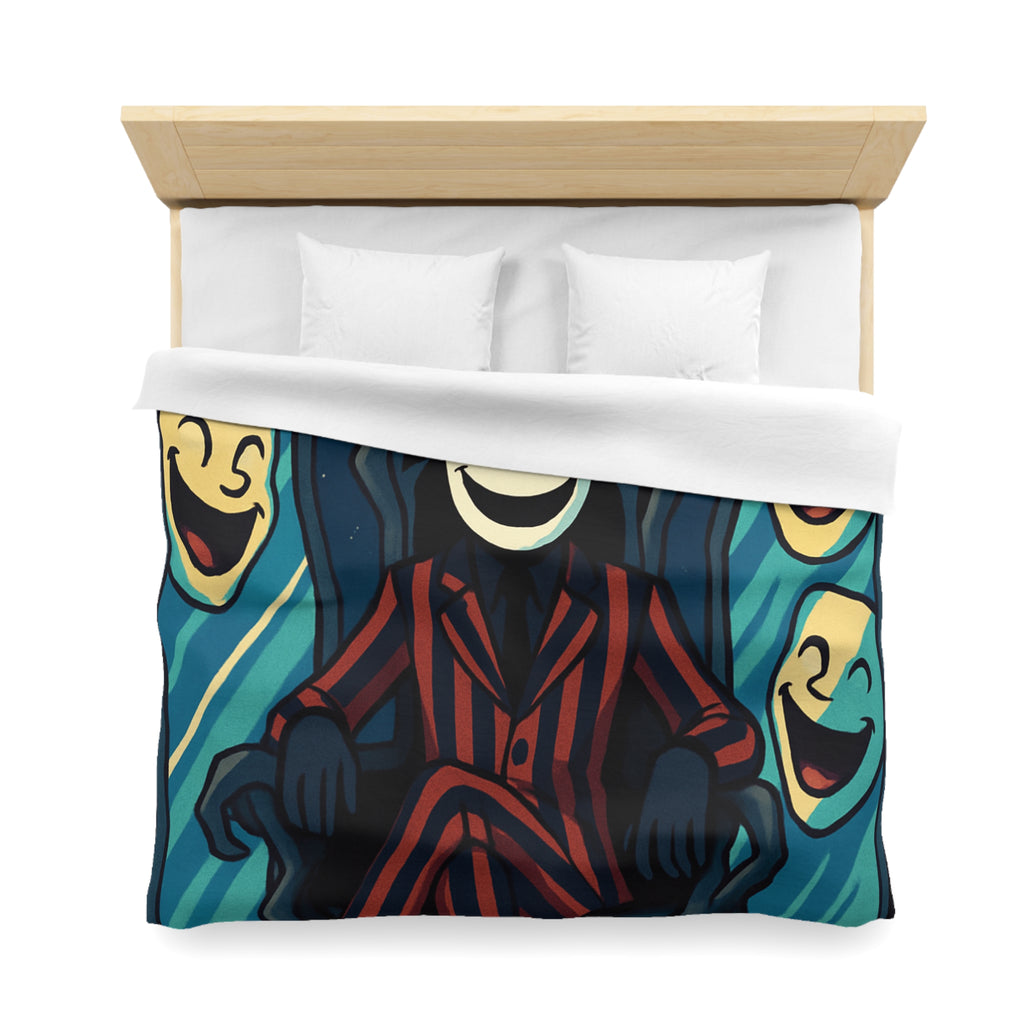 Housse de Couette Microfibre Design Artistique Moderne Décoration Chambre Confort Premium