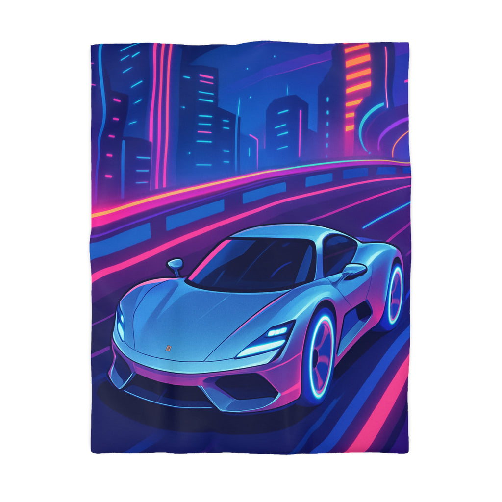 Housse de Couette Microfibre Design Artistique Moderne Décoration Chambre Confort Premium