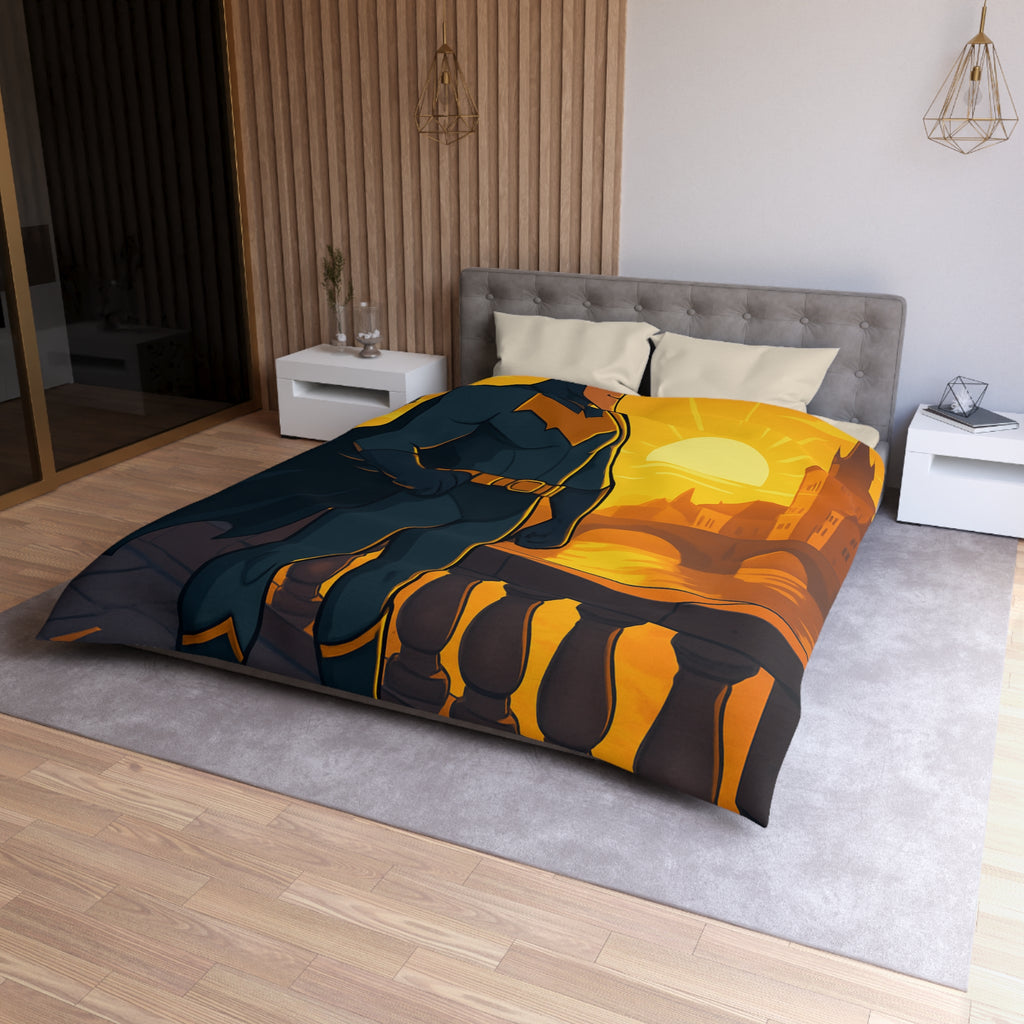 Housse de Couette Microfibre Motif Créatif Original Style Contemporain Chambre Élégante