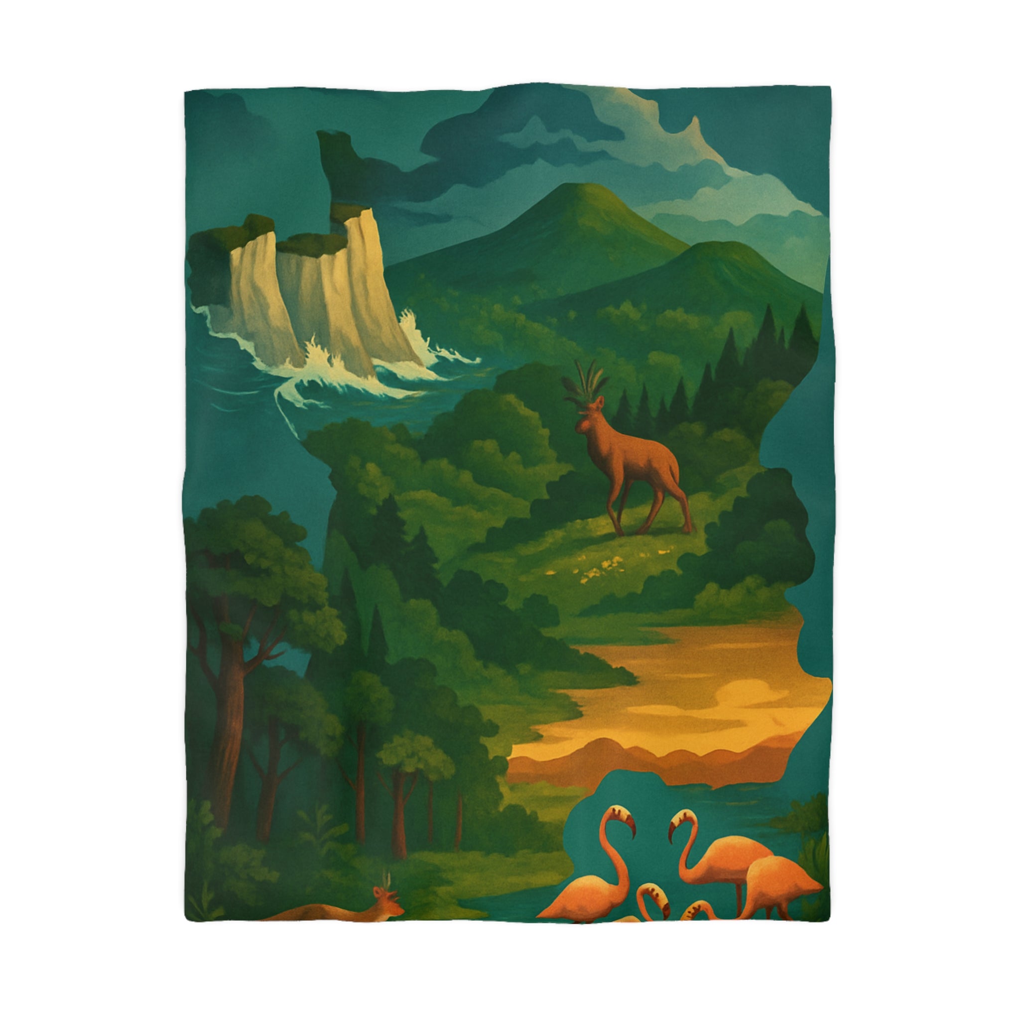 Housse de Couette Microfibre Création Artistique Moderne Design Exclusif Décoration Chambre