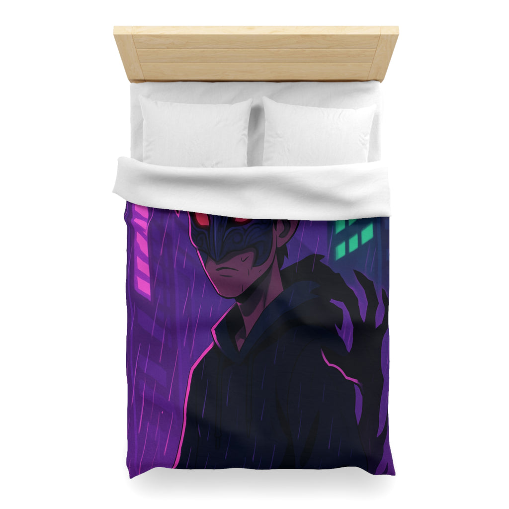 Housse de Couette Microfibre Design Artistique Moderne Décoration Chambre Confort Premium