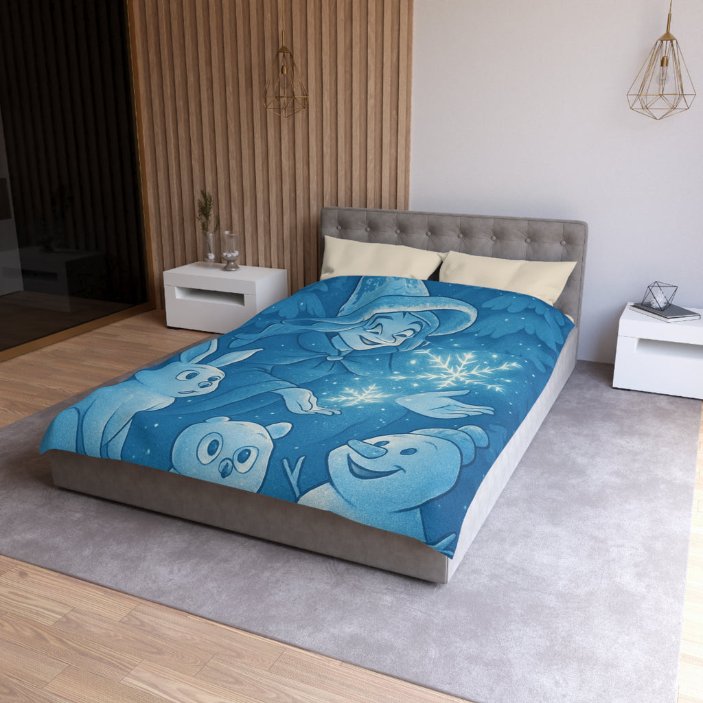 Housse de Couette Microfibre Motif Créatif Original Style Contemporain Chambre Élégante