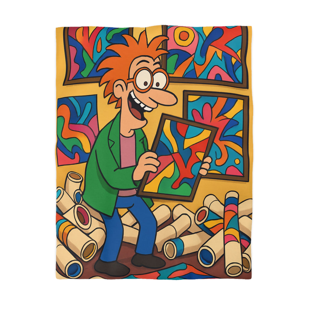 Housse de Couette Microfibre Création Artistique Moderne Design Exclusif Décoration Chambre