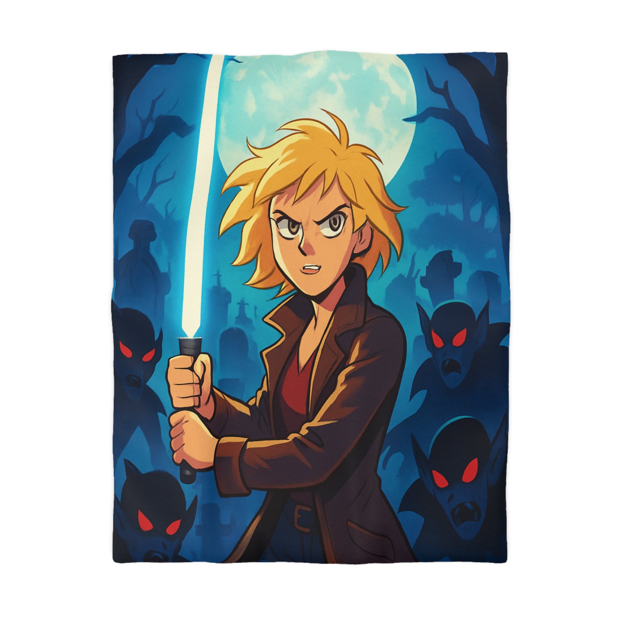 Housse de Couette Microfibre Motif Créatif Original Style Contemporain Chambre Élégante