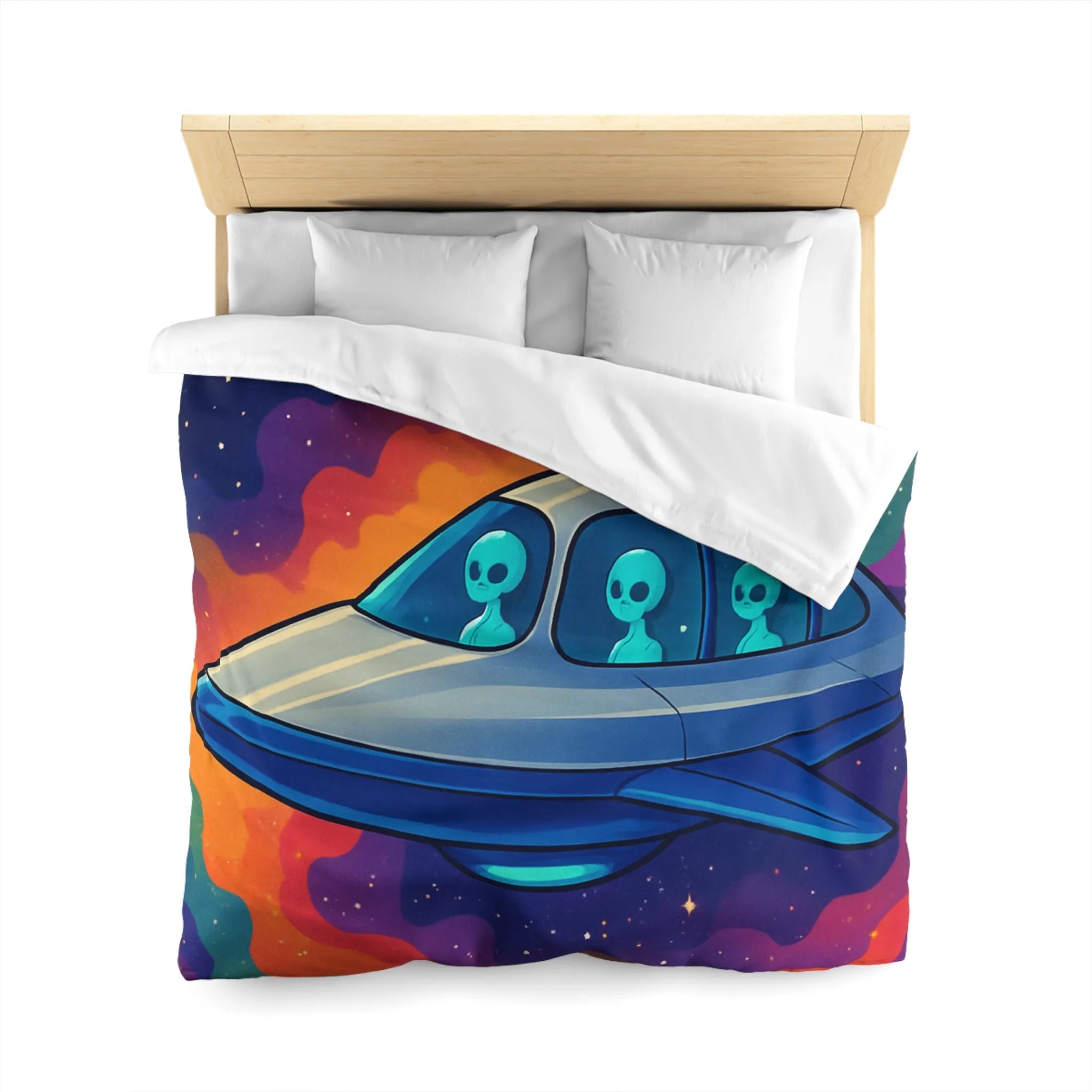 Housse de Couette Microfibre Création Artistique Moderne Design Exclusif Décoration Chambre