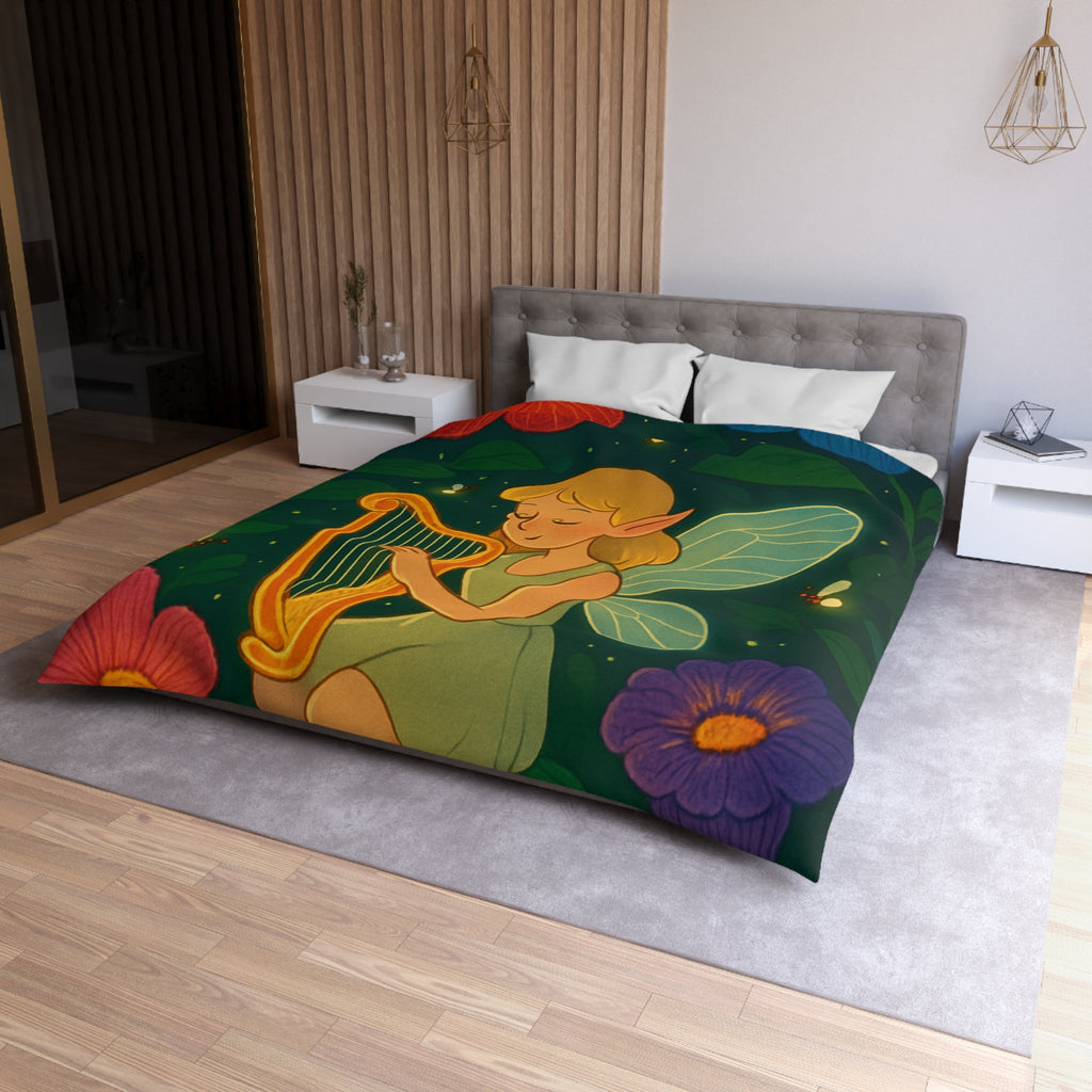 Housse de Couette Microfibre Motif Créatif Original Style Contemporain Chambre Élégante