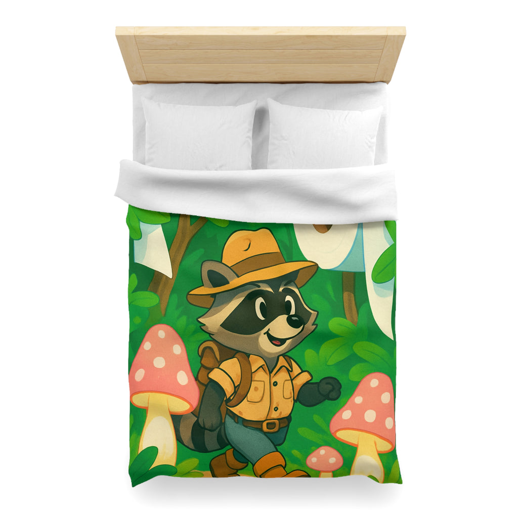 Housse de Couette Microfibre Motif Créatif Original Style Contemporain Chambre Élégante