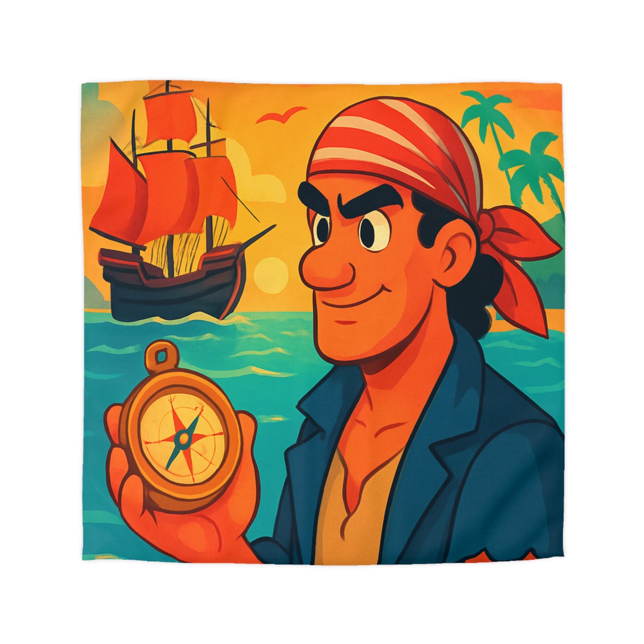 Housse de Couette Microfibre Illustration Unique Design Moderne Décoration Intérieure Raffinée