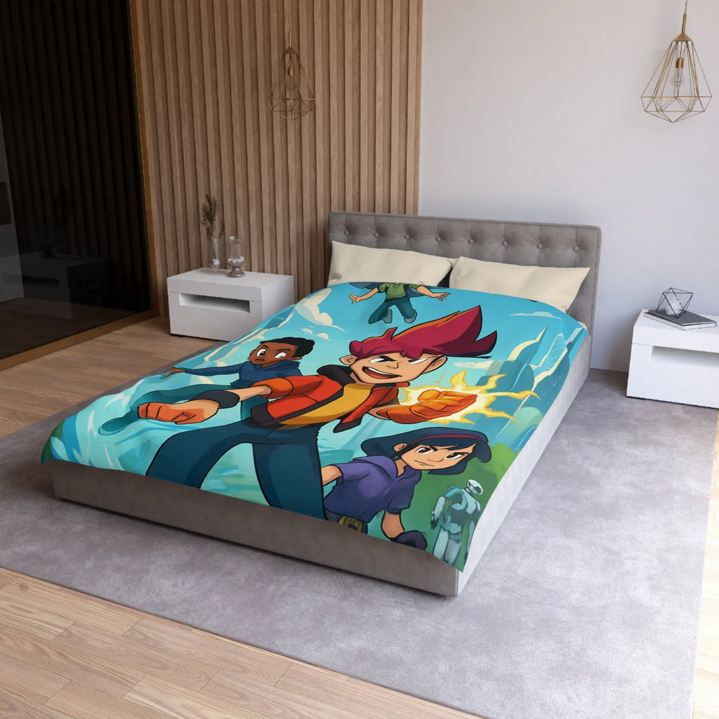 Housse de Couette Microfibre Création Artistique Moderne Design Exclusif Décoration Chambre