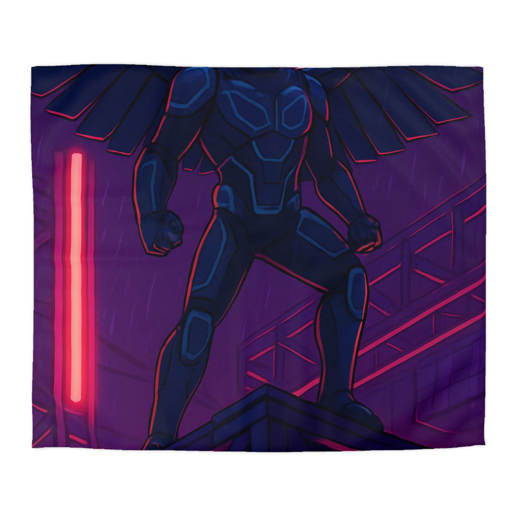 Housse de Couette Microfibre Design Artistique Moderne Décoration Chambre Confort Premium