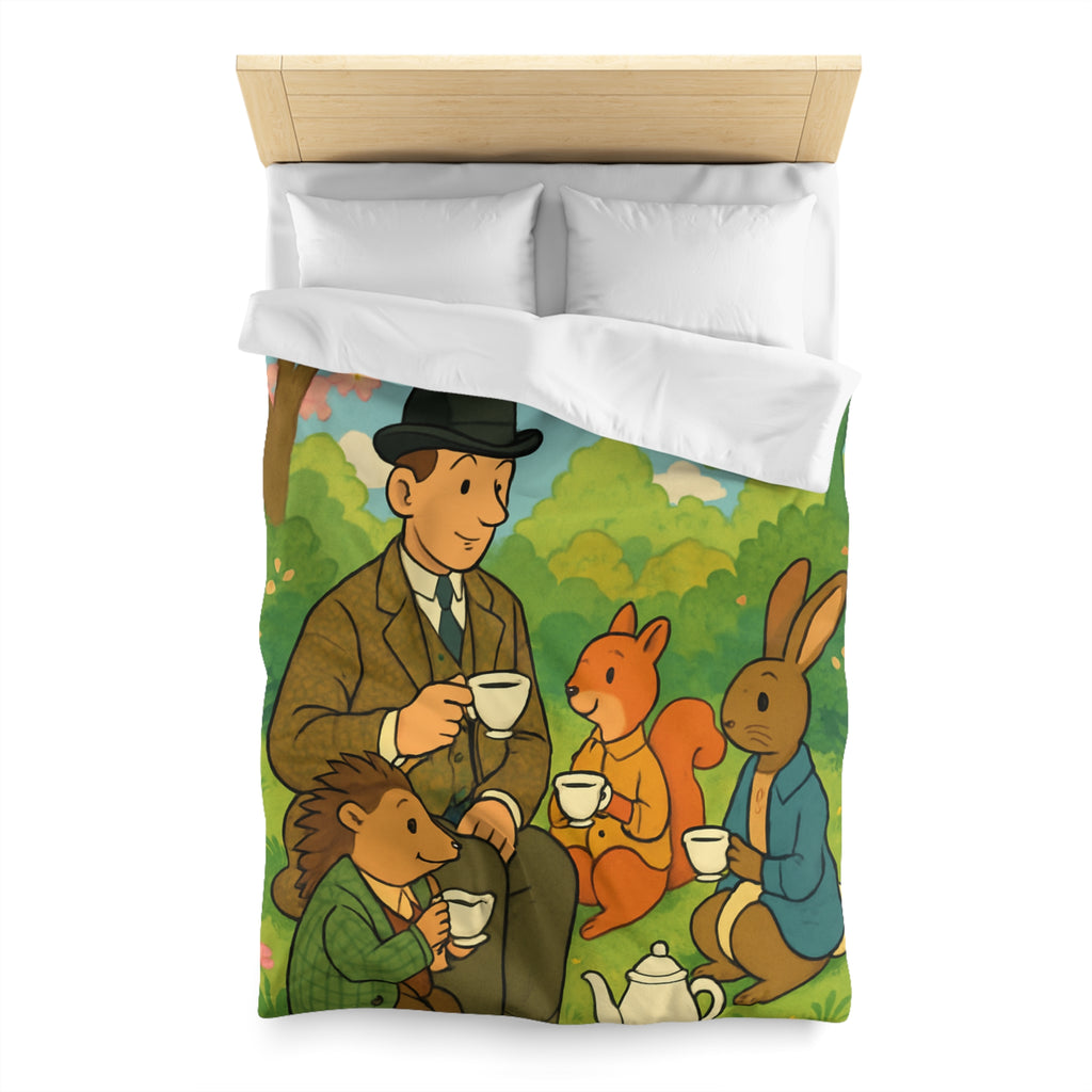 Housse de Couette Microfibre Design Artistique Moderne Décoration Chambre Confort Premium