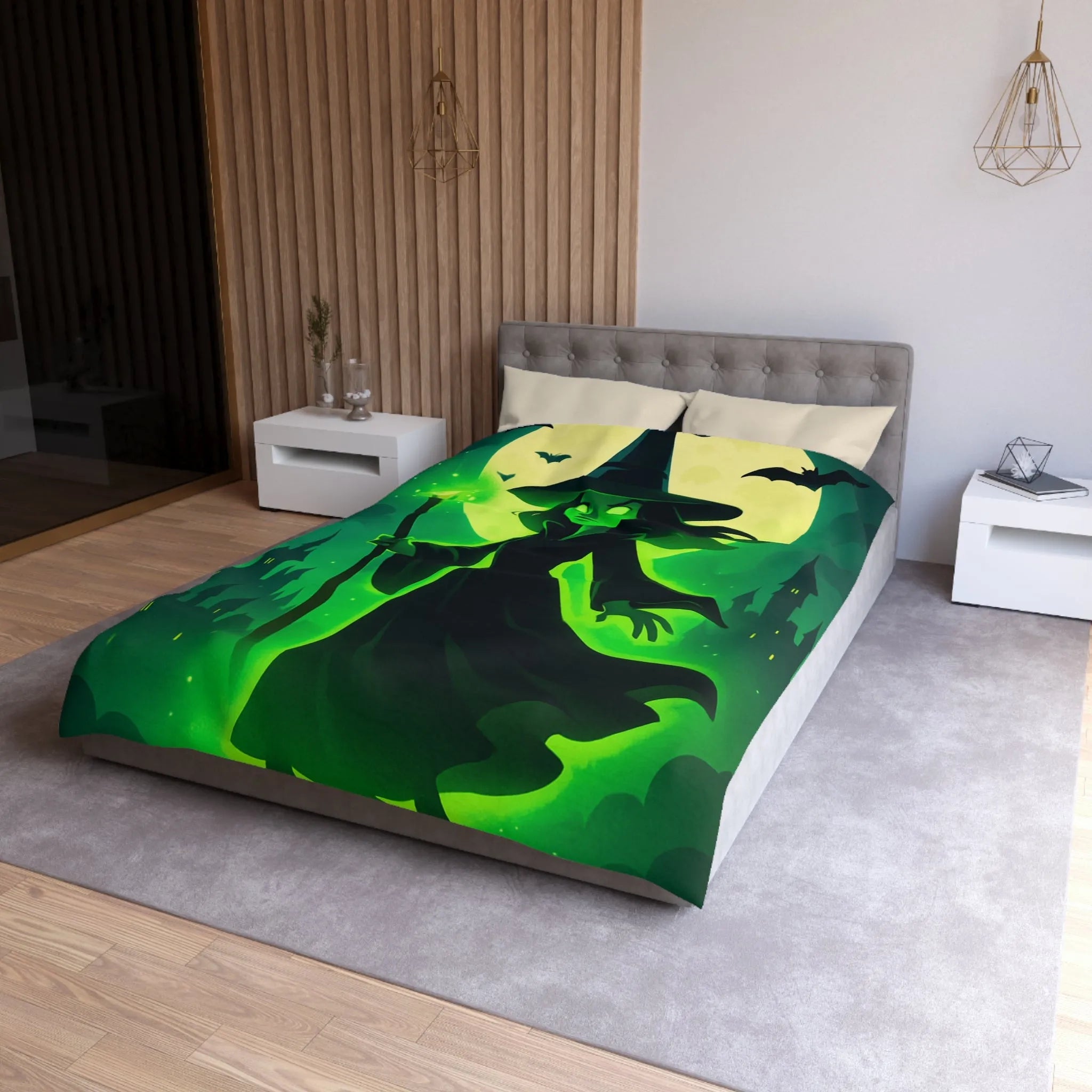 Housse de Couette Microfibre Art Graphique Contemporain Style Décoratif Chambre Tendance