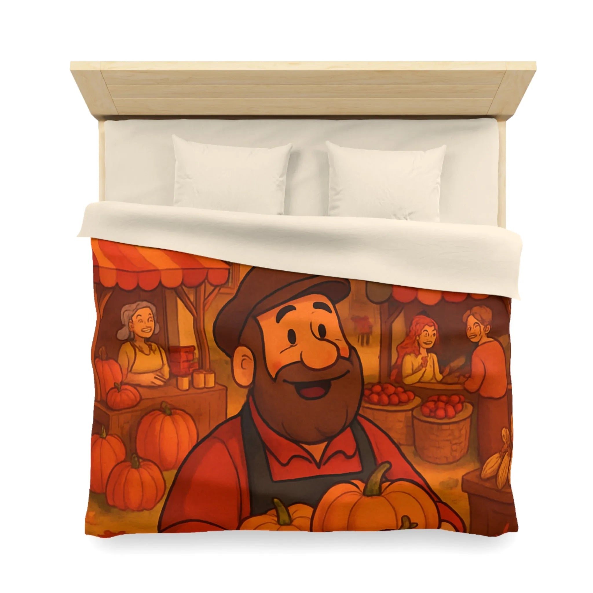 Housse de Couette Microfibre Art Graphique Contemporain Style Décoratif Chambre Tendance