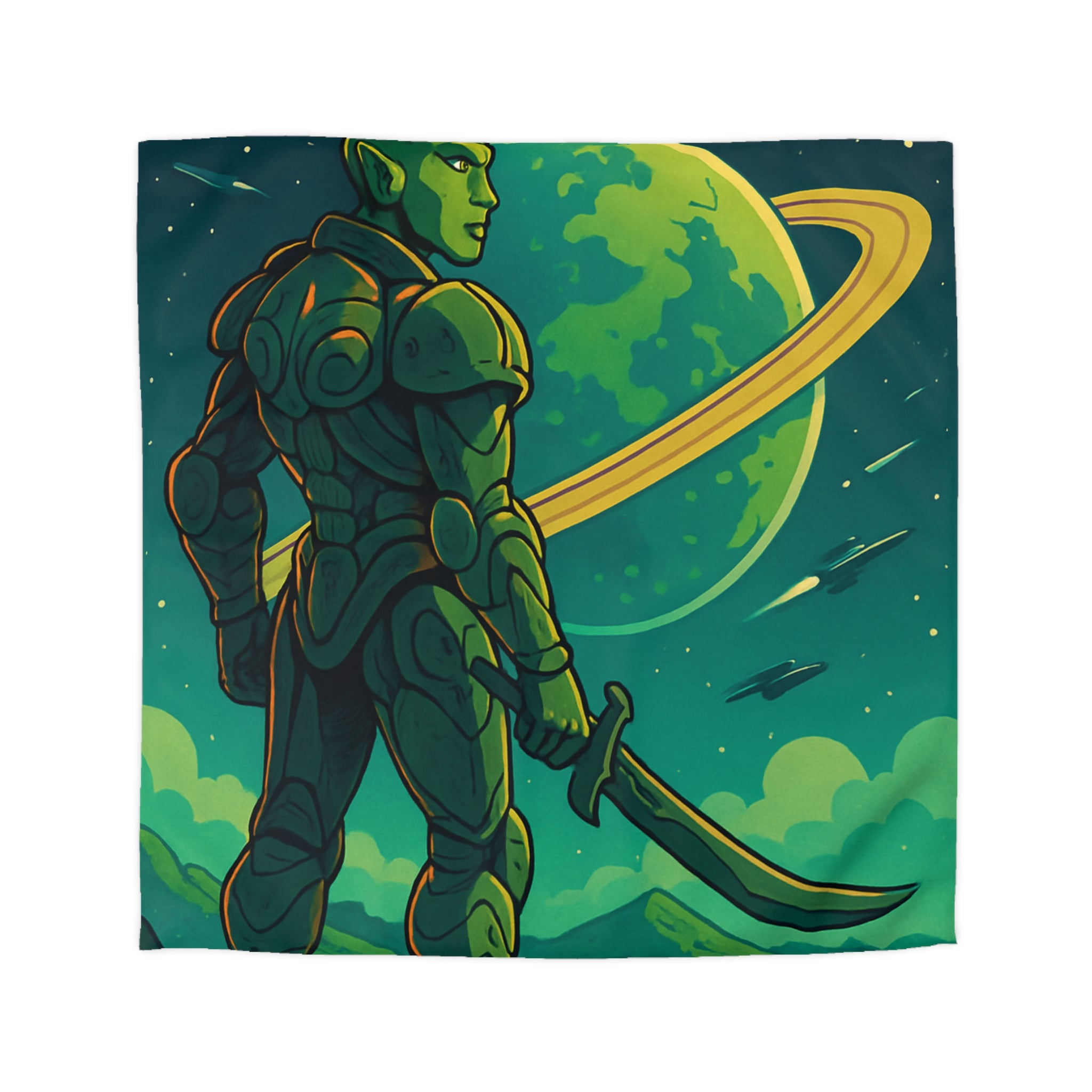 Housse de Couette Microfibre Design Artistique Moderne Décoration Chambre Confort Premium