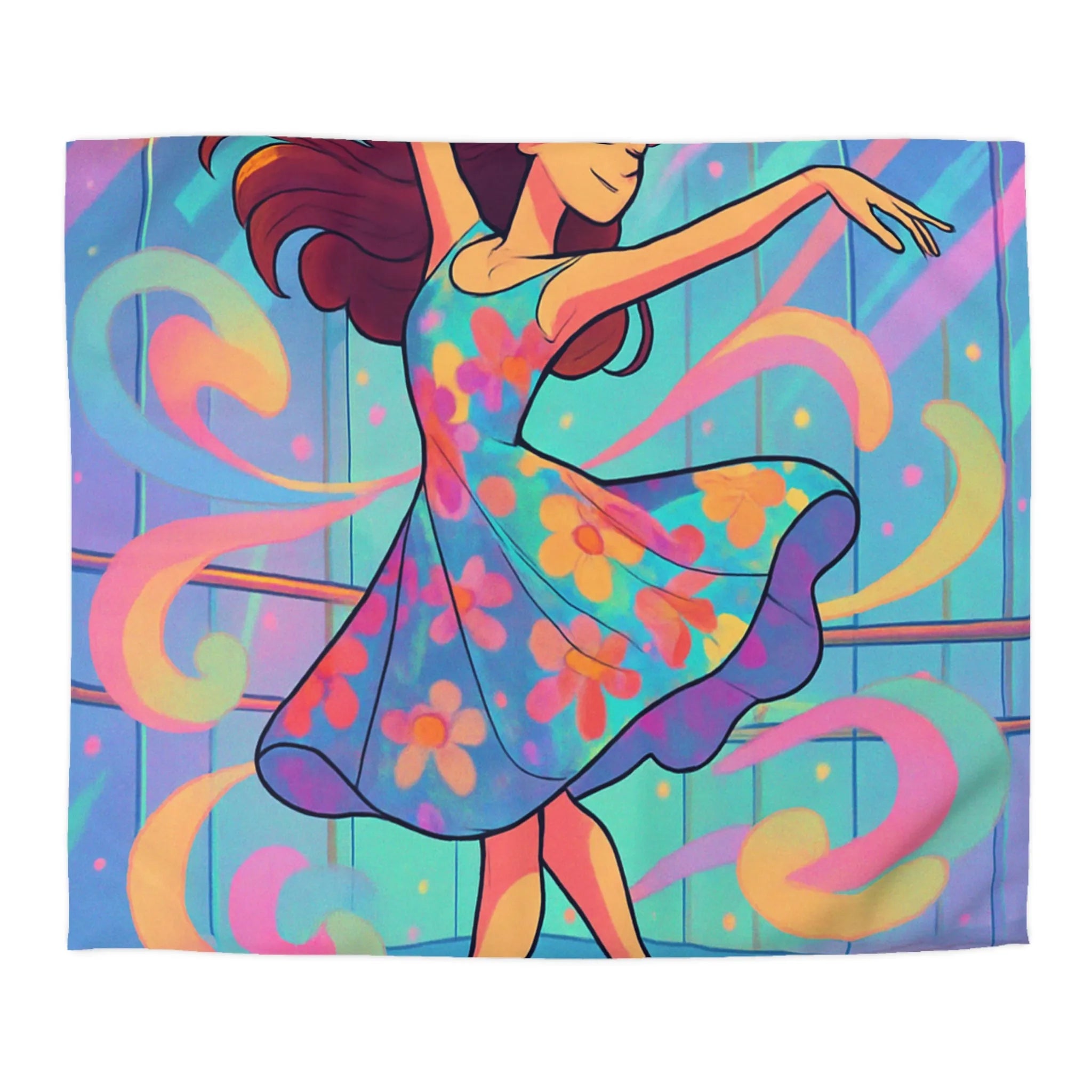 Housse de Couette Microfibre Art Graphique Contemporain Style Décoratif Chambre Tendance