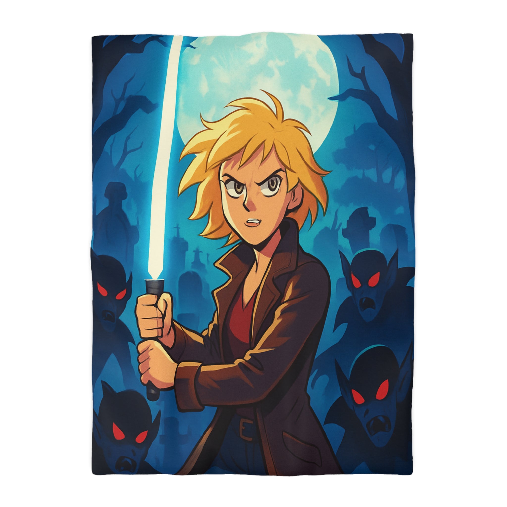 Housse de Couette Microfibre Motif Créatif Original Style Contemporain Chambre Élégante