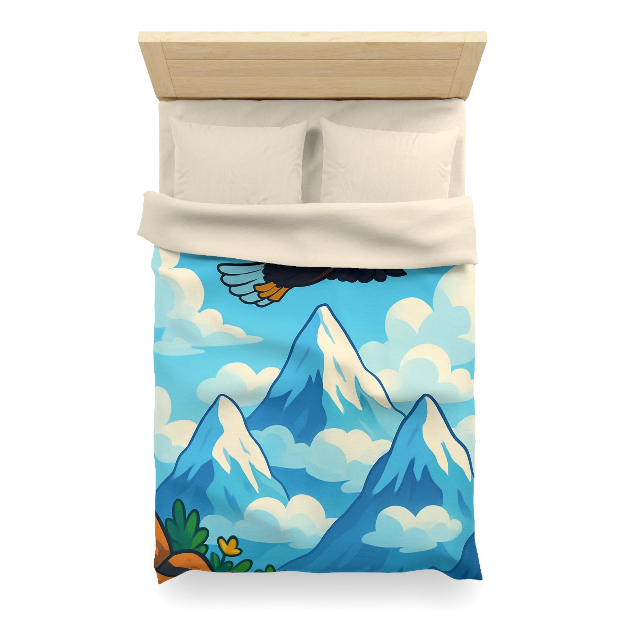 Housse de Couette Microfibre Création Artistique Moderne Design Exclusif Décoration Chambre