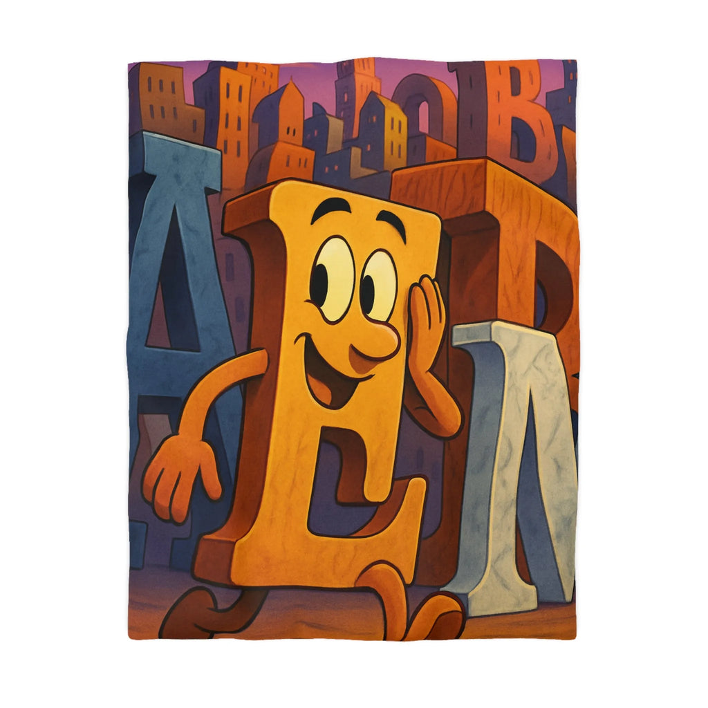 Housse de Couette Microfibre Art Graphique Contemporain Style Décoratif Chambre Tendance