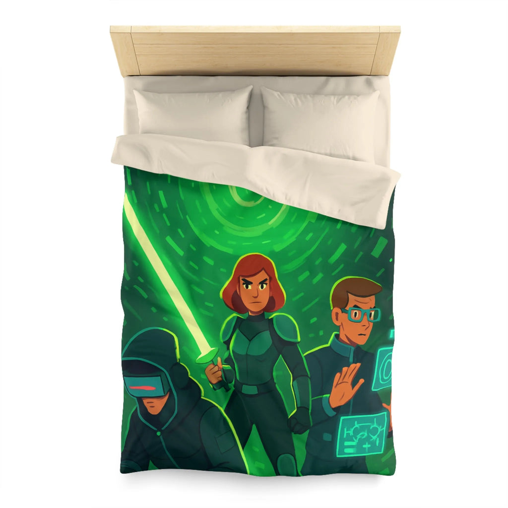 Housse de Couette Microfibre Création Artistique Moderne Design Exclusif Décoration Chambre