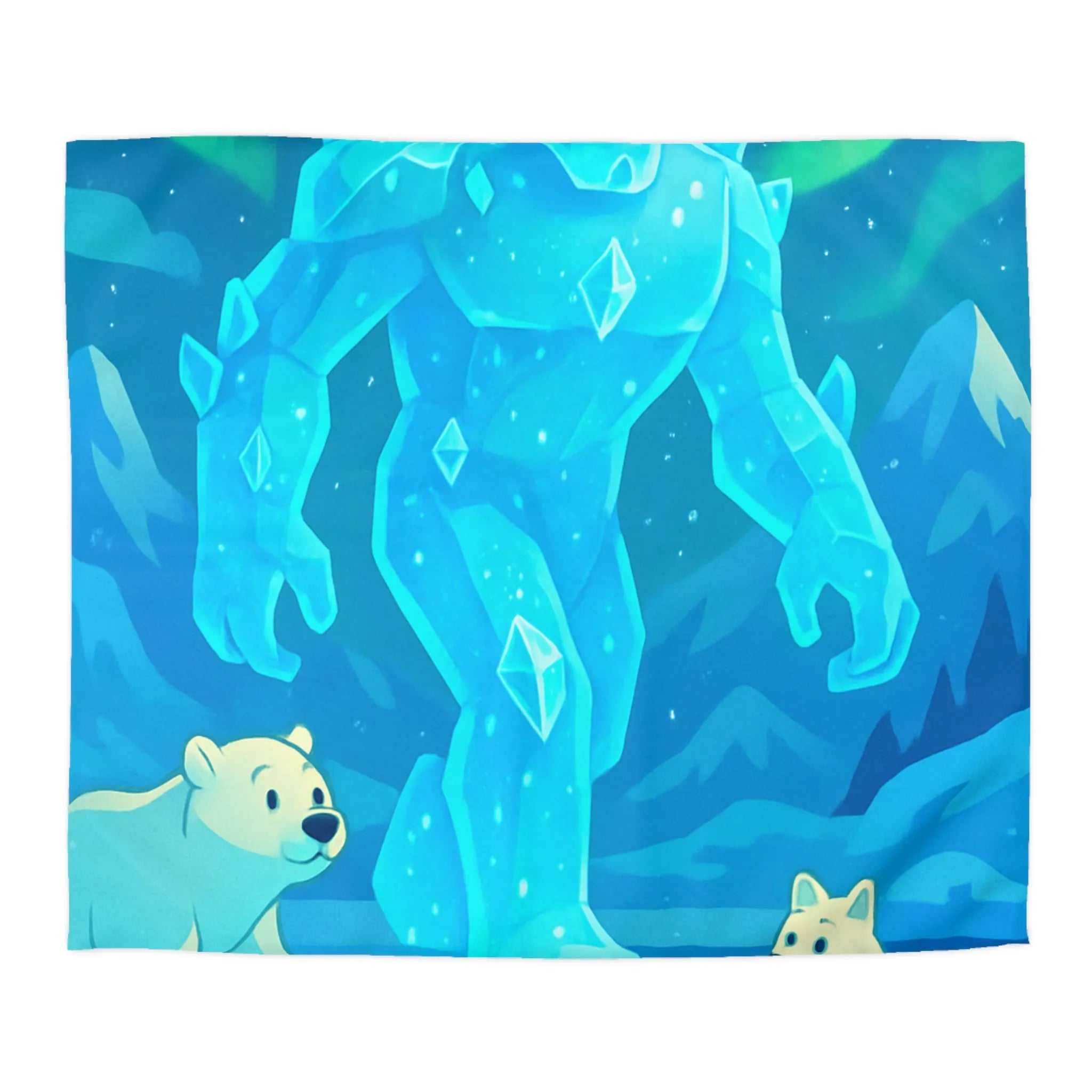 Housse de Couette Microfibre Art Graphique Contemporain Style Décoratif Chambre Tendance