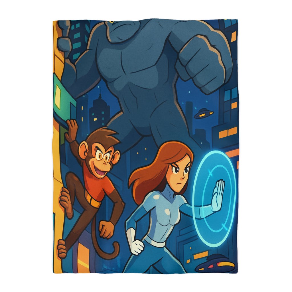 Housse de Couette Microfibre Création Artistique Moderne Design Exclusif Décoration Chambre