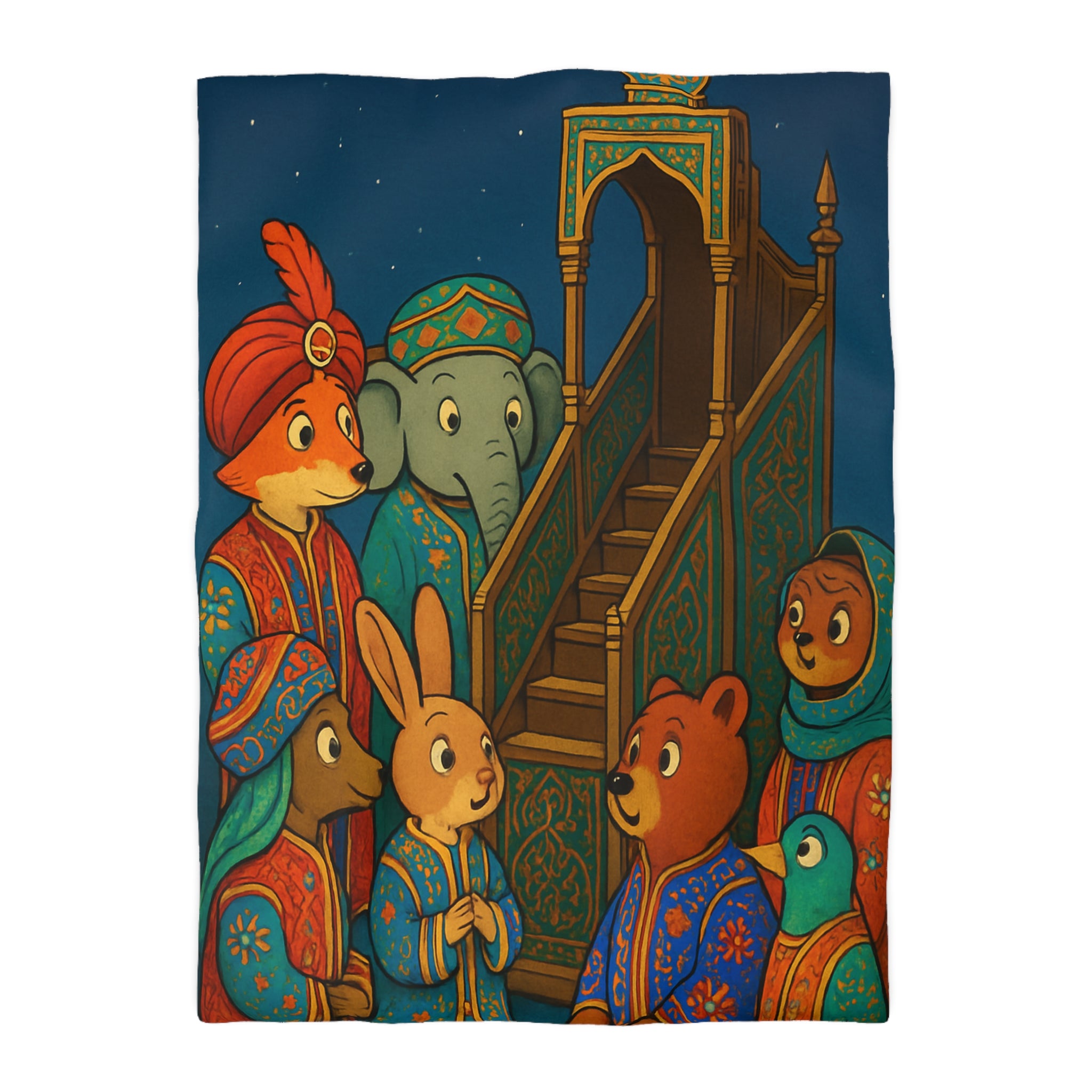 Housse de Couette Microfibre Design Artistique Moderne Décoration Chambre Confort Premium