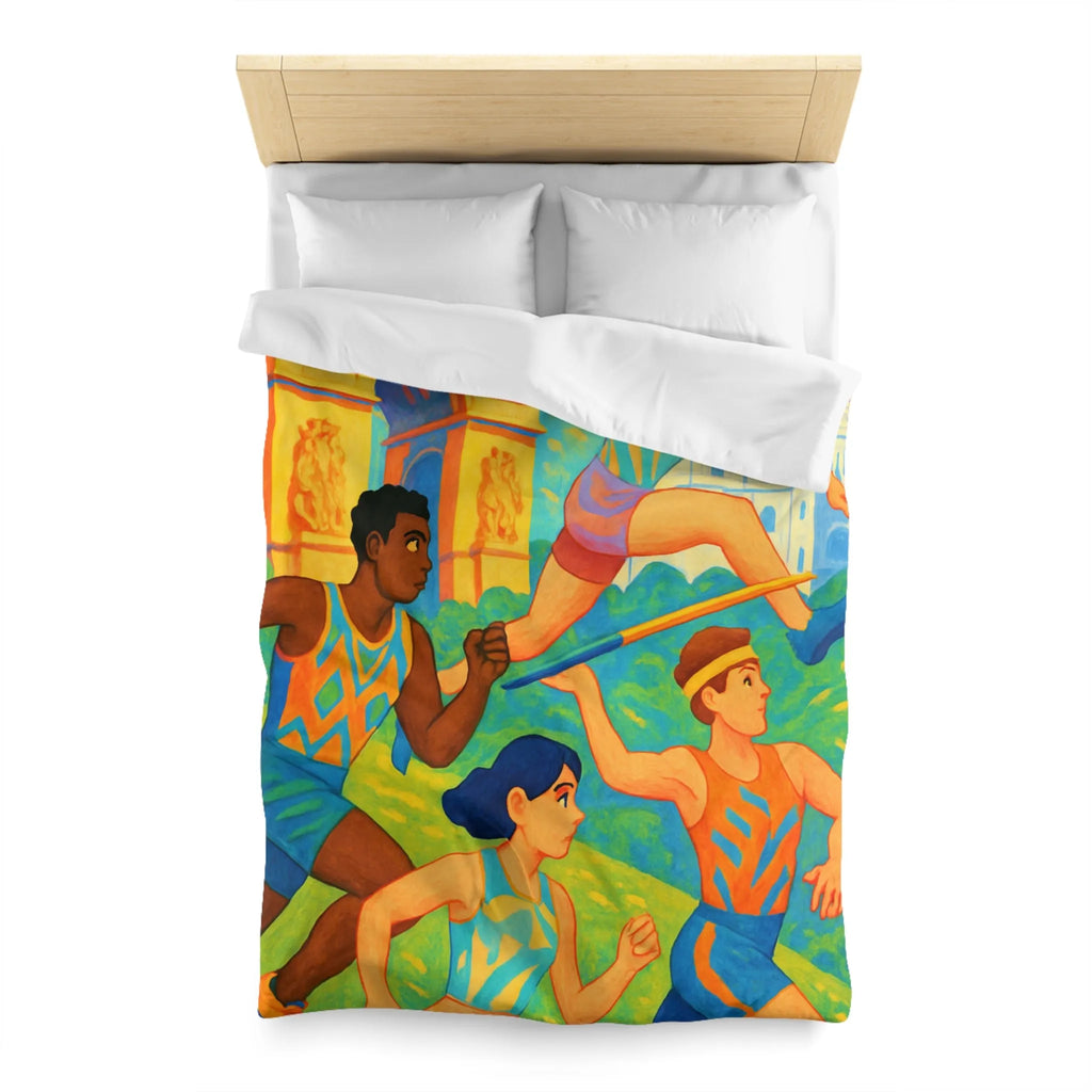 Housse de Couette Microfibre Création Artistique Moderne Design Exclusif Décoration Chambre