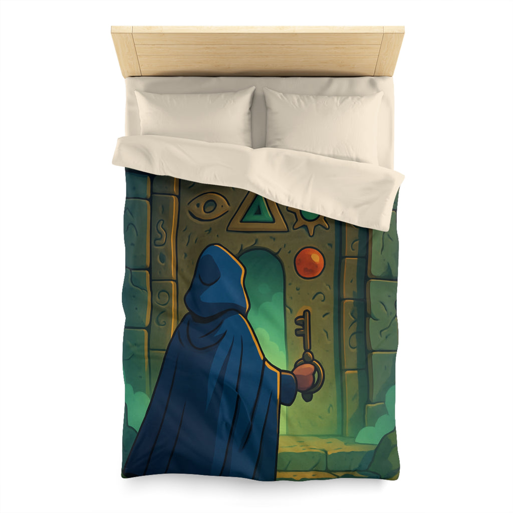 Housse de Couette Microfibre Design Artistique Moderne Décoration Chambre Confort Premium