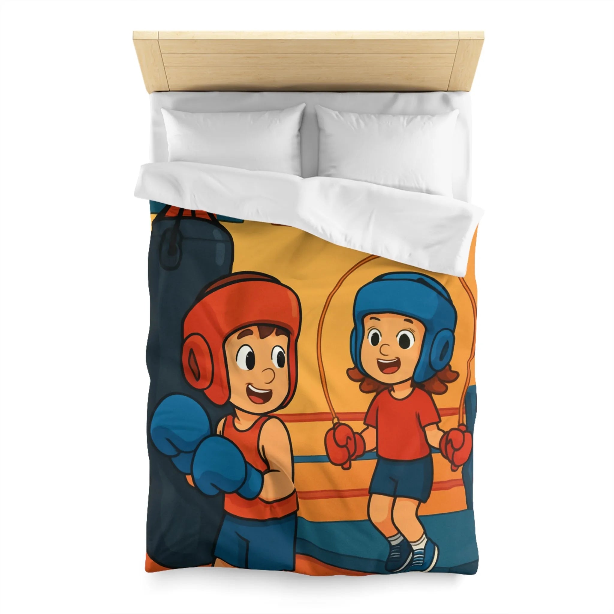 Housse de Couette Microfibre Création Artistique Moderne Design Exclusif Décoration Chambre