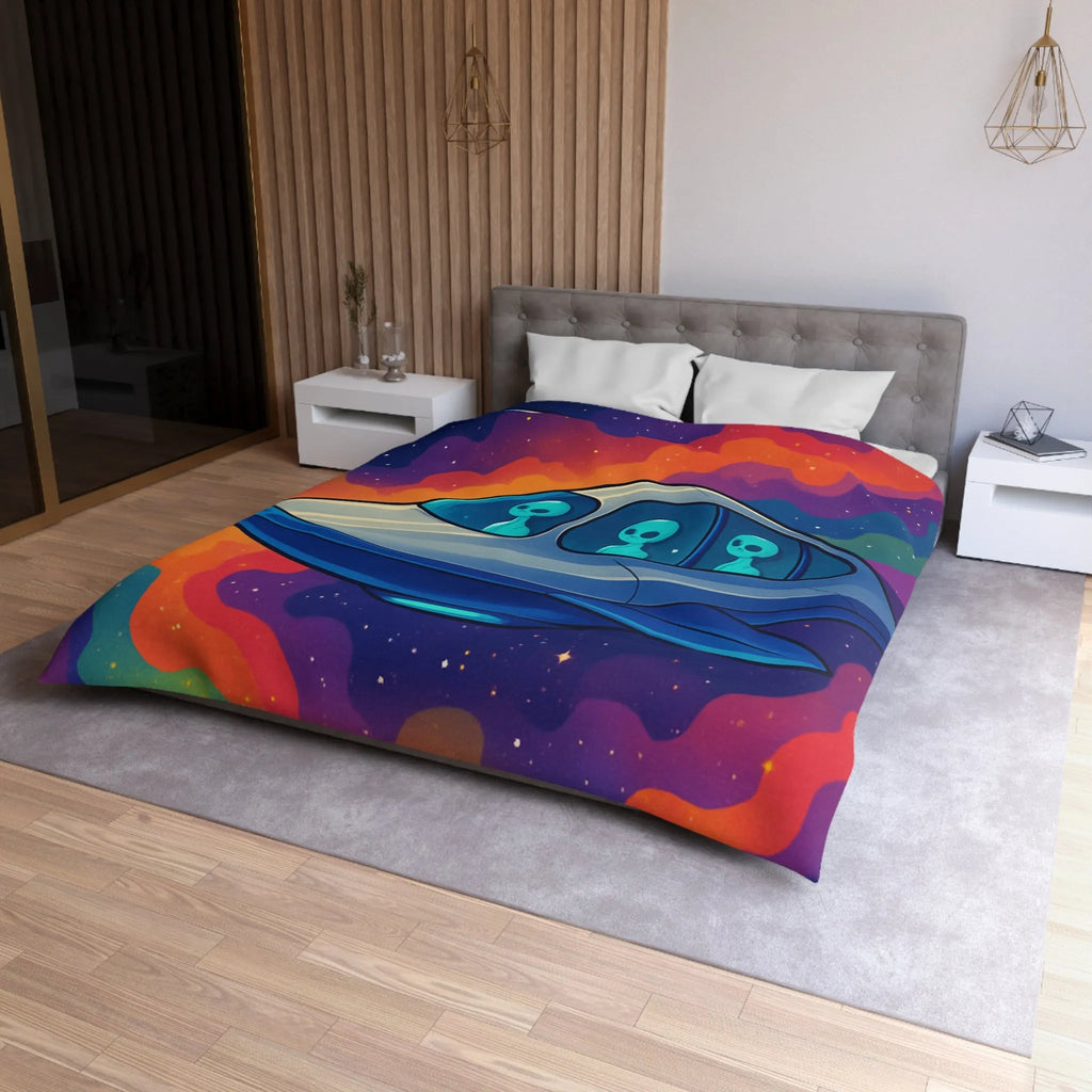 Housse de Couette Microfibre Création Artistique Moderne Design Exclusif Décoration Chambre