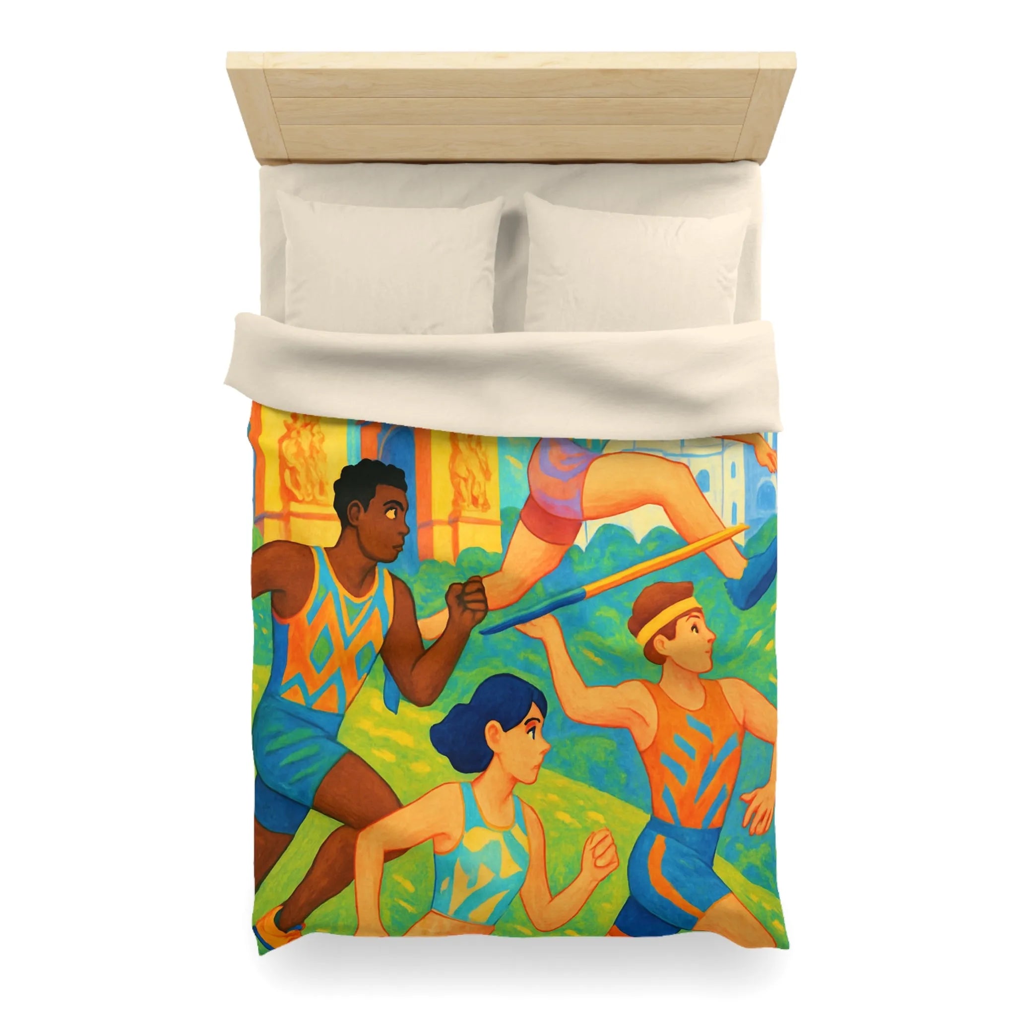 Housse de Couette Microfibre Création Artistique Moderne Design Exclusif Décoration Chambre