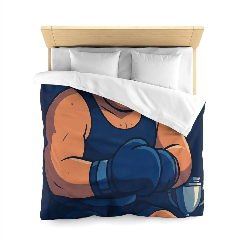 Housse de Couette Microfibre Art Graphique Contemporain Style Décoratif Chambre Tendance