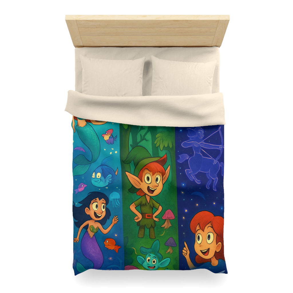 Housse de Couette Microfibre Création Artistique Moderne Design Exclusif Décoration Chambre