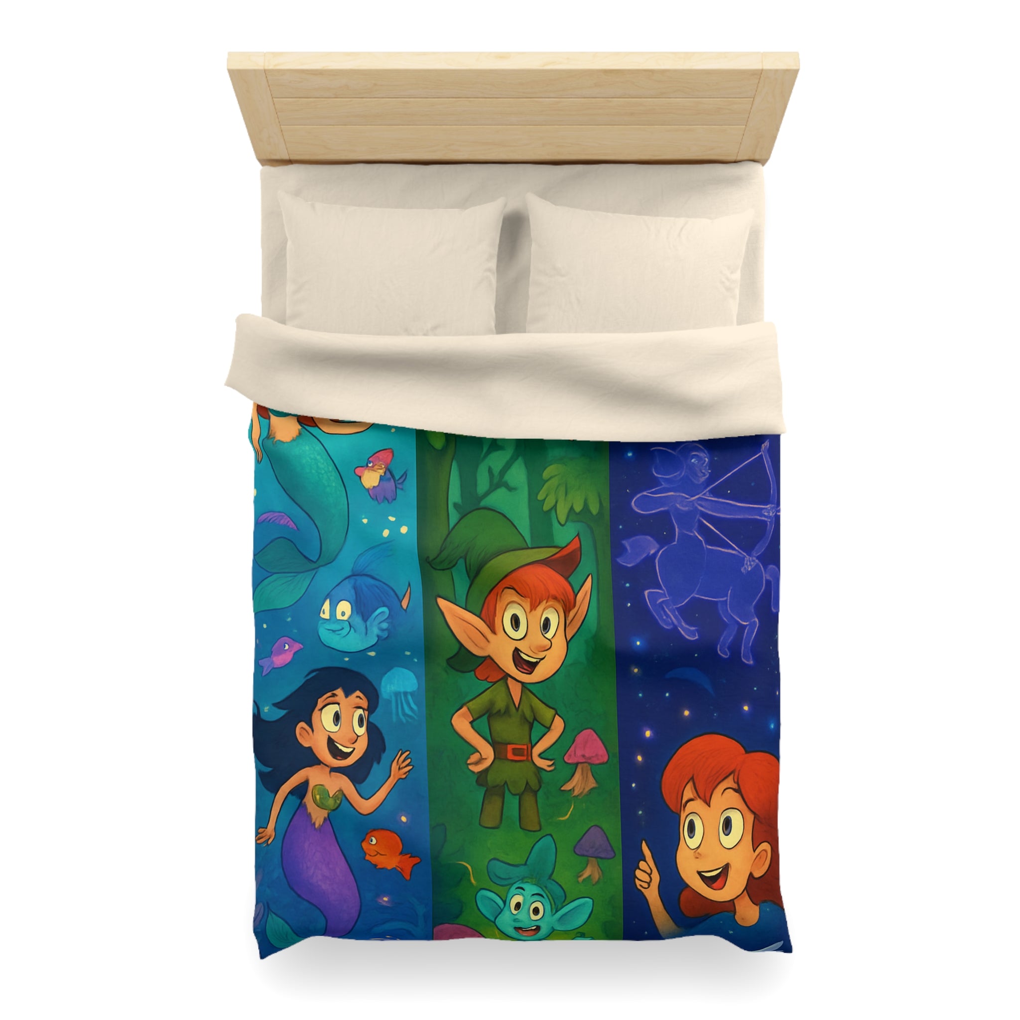 Housse de Couette Microfibre Création Artistique Moderne Design Exclusif Décoration Chambre