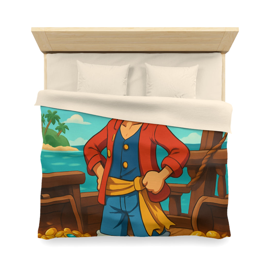 Housse de Couette Microfibre Motif Créatif Original Style Contemporain Chambre Élégante