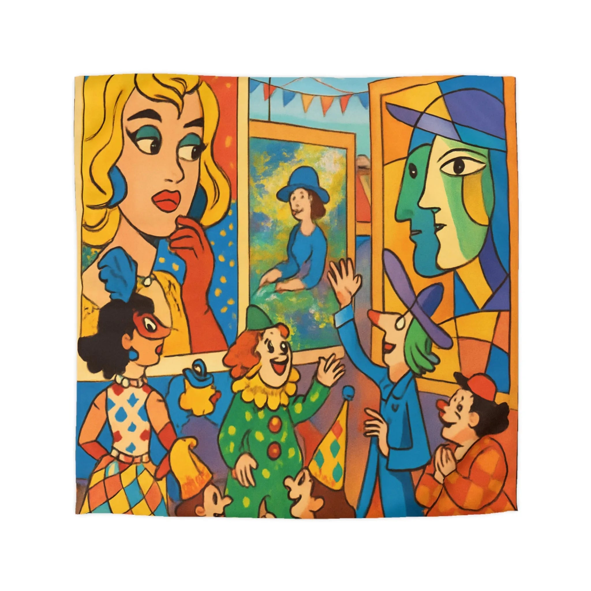 Égayez Votre Chambre avec une Housse de Couette Inspirée de l'Art du Cirque