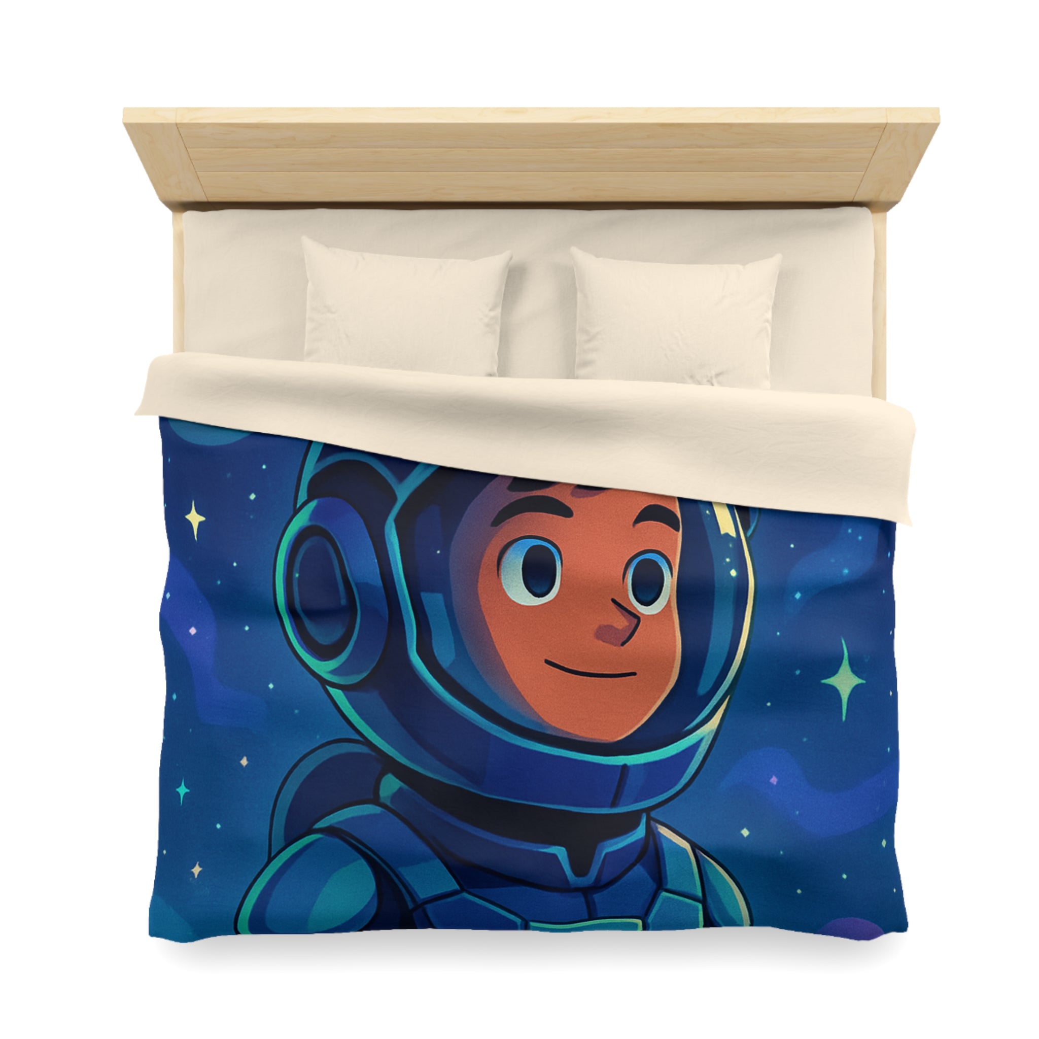 Housse de Couette Microfibre Illustration Unique Design Moderne Décoration Intérieure Raffinée