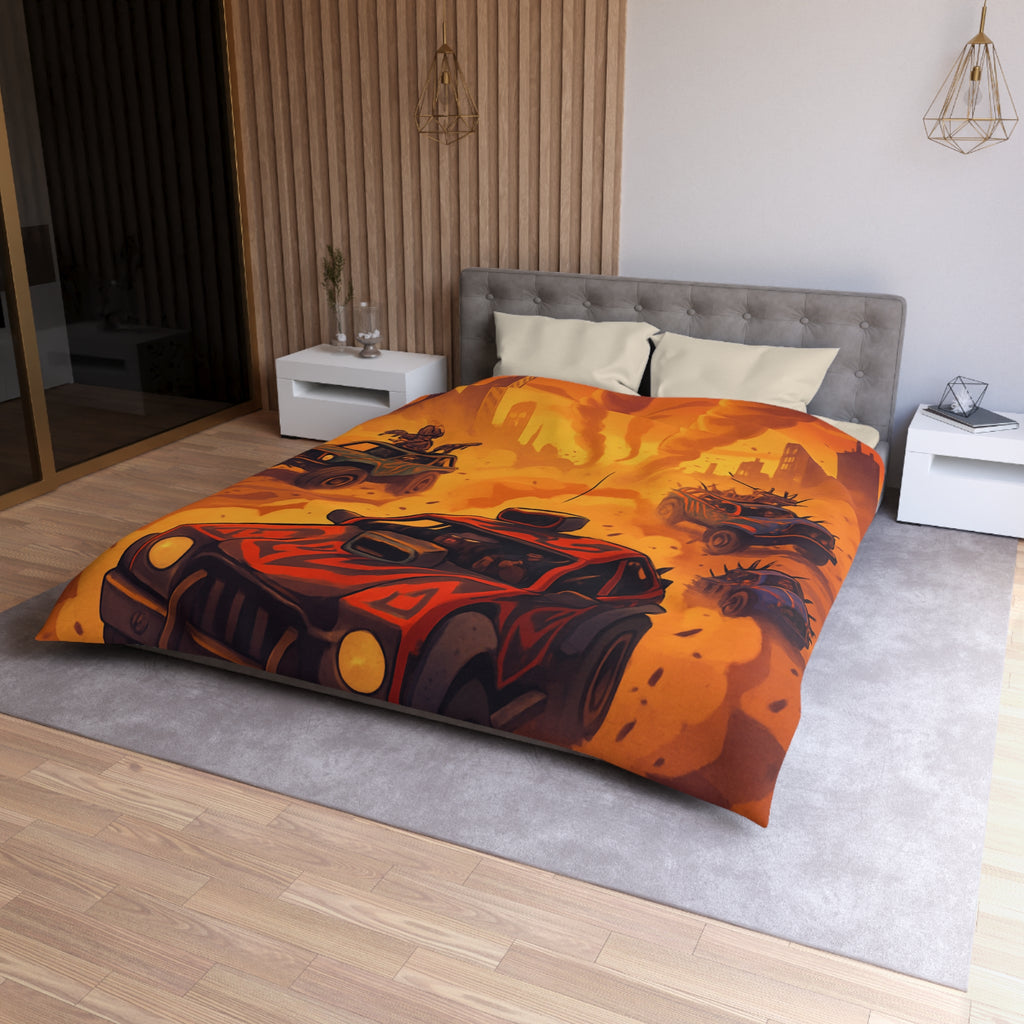 Housse de Couette Microfibre Design Artistique Moderne Décoration Chambre Confort Premium