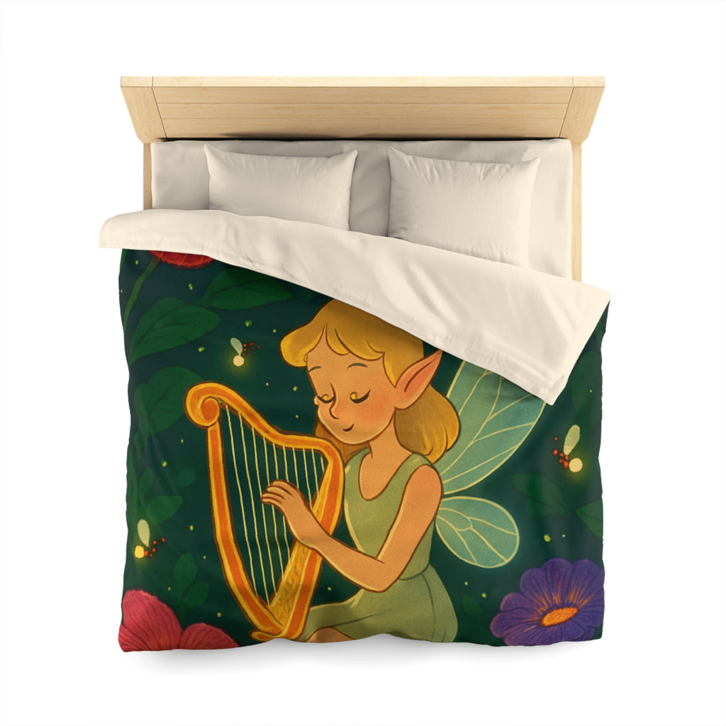 Housse de Couette Microfibre Motif Créatif Original Style Contemporain Chambre Élégante