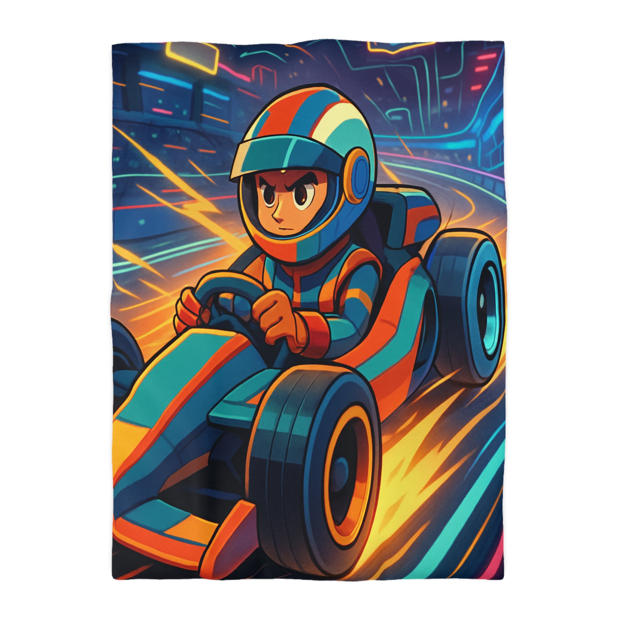 Housse de Couette Microfibre Motif Créatif Original Style Contemporain Chambre Élégante