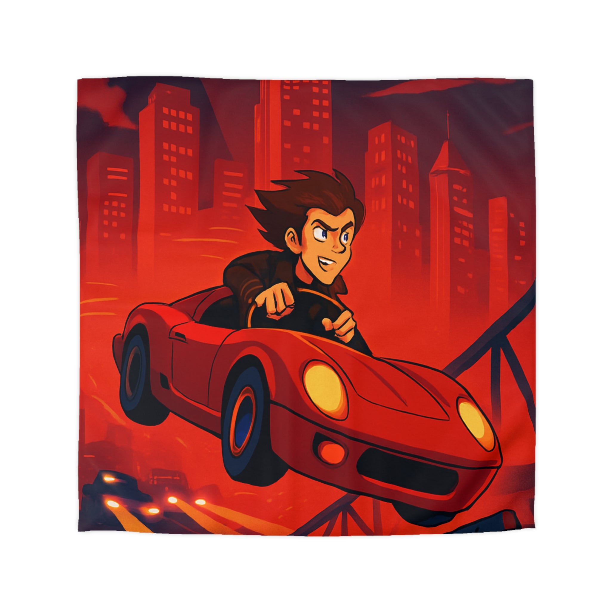 Housse de Couette Microfibre Création Artistique Moderne Design Exclusif Décoration Chambre