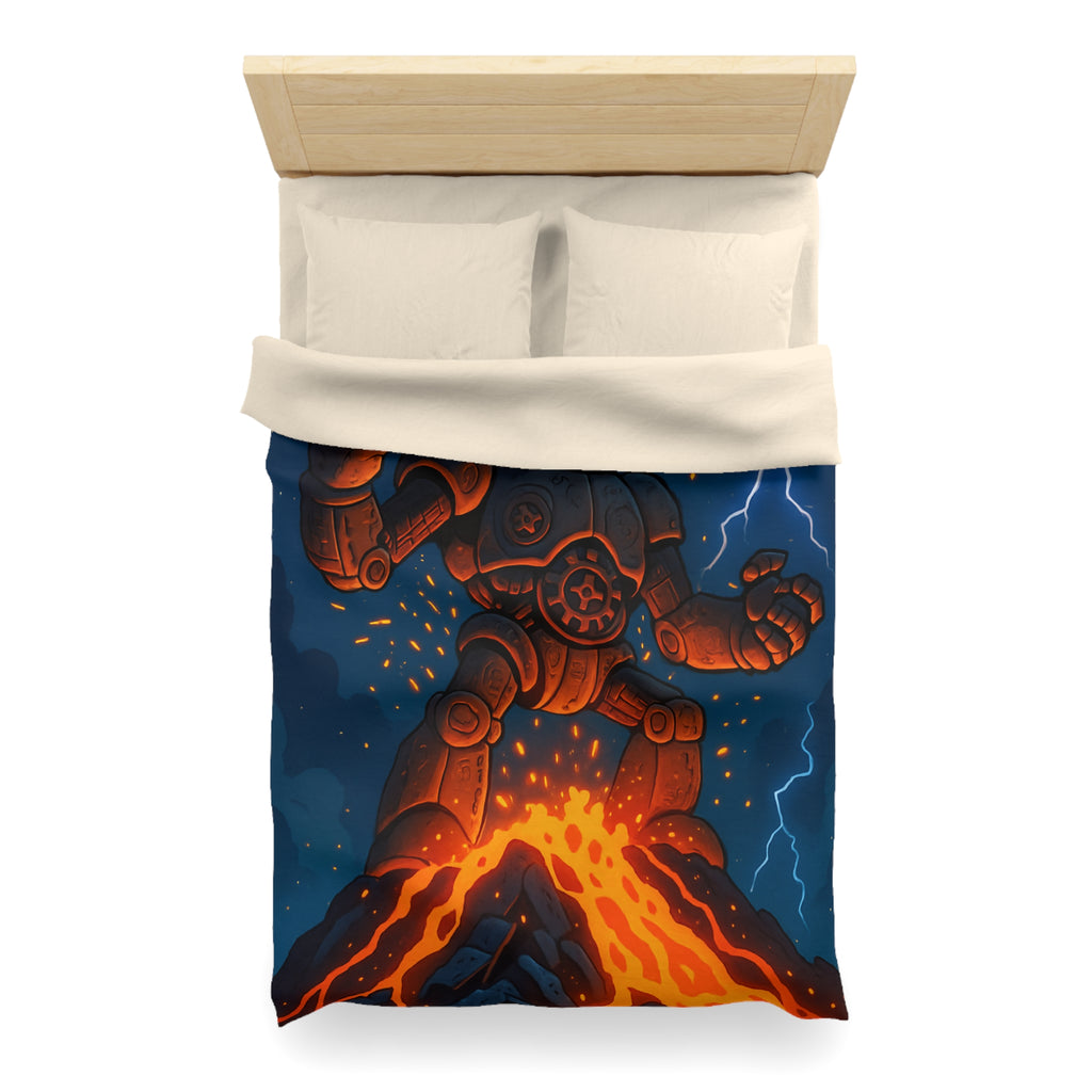 Housse de Couette Microfibre Design Artistique Moderne Décoration Chambre Confort Premium