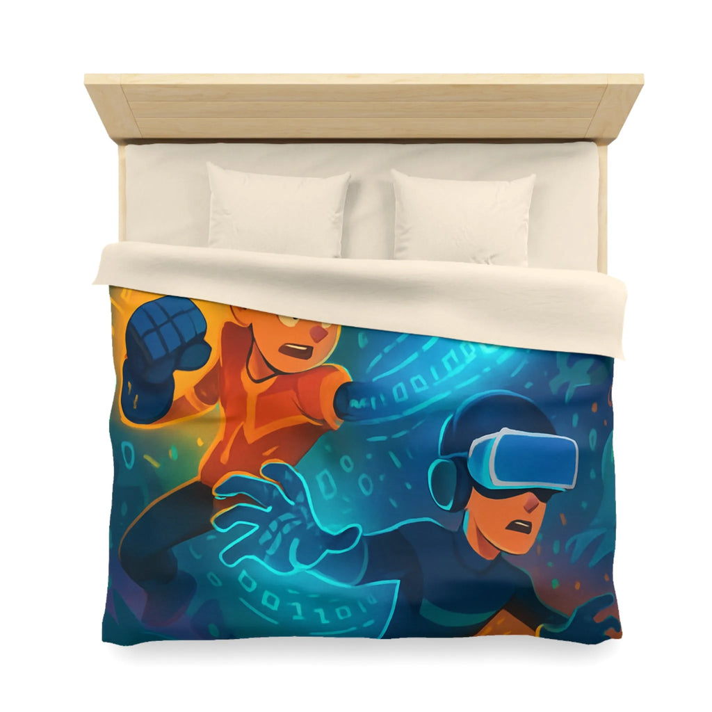 Housse de Couette Microfibre Création Artistique Moderne Design Exclusif Décoration Chambre