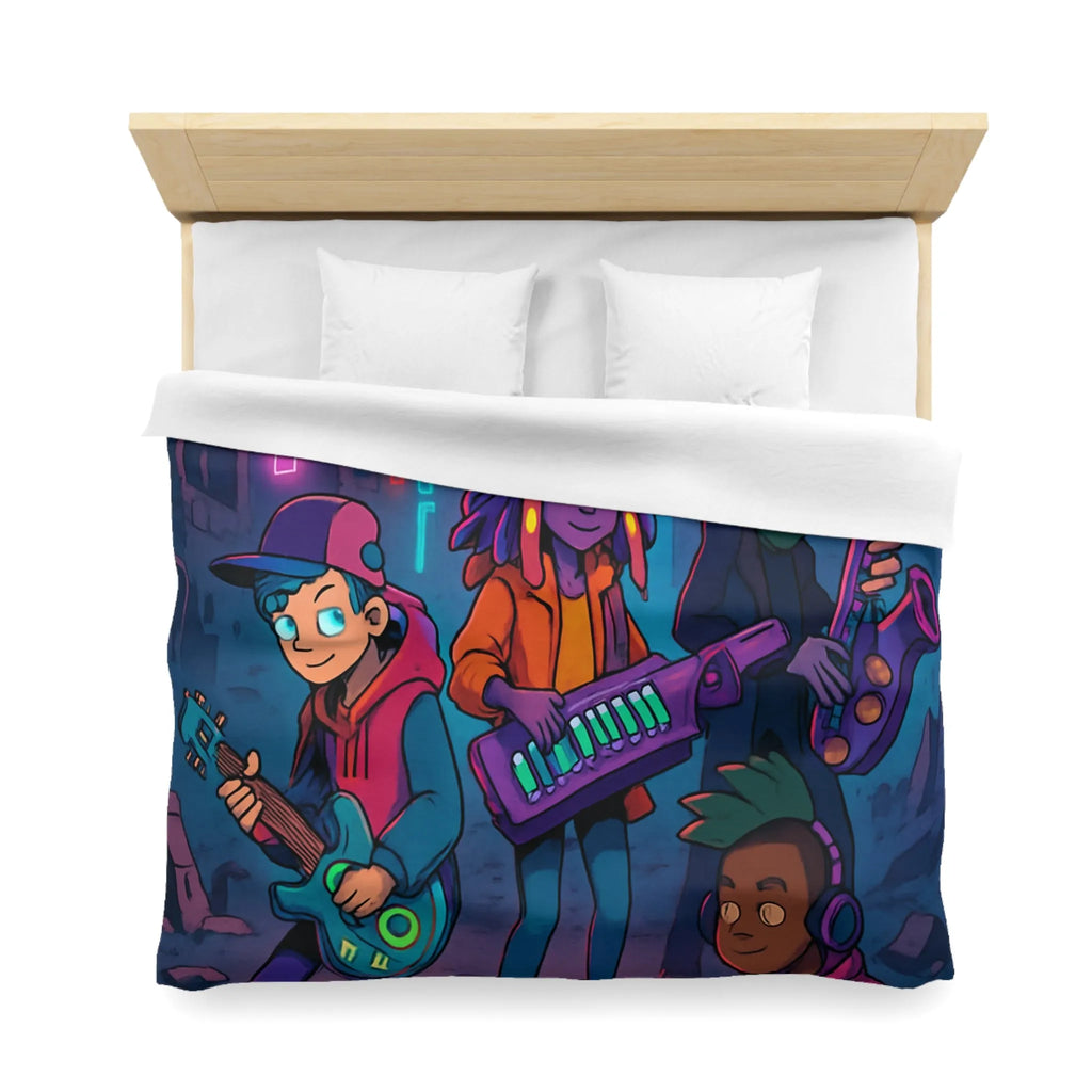 Housse de Couette Microfibre Création Artistique Moderne Design Exclusif Décoration Chambre