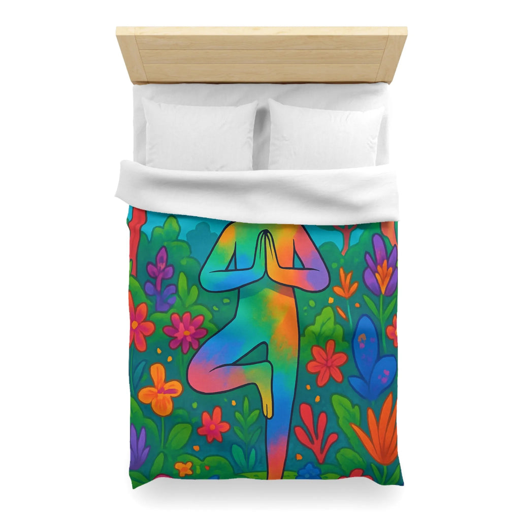 Housse de Couette Microfibre Art Graphique Contemporain Style Décoratif Chambre Tendance